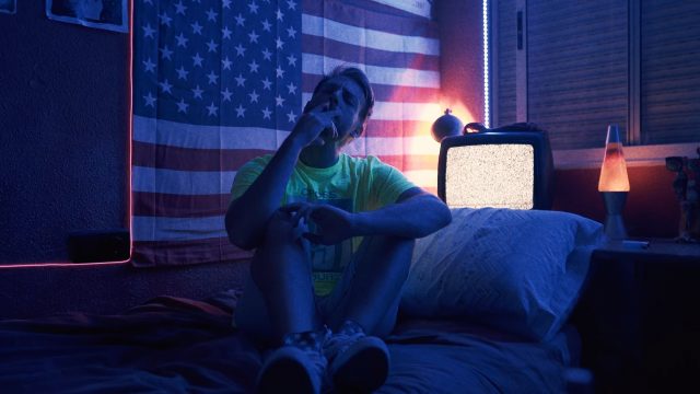 Capture from Danny's music video "Mistaken"